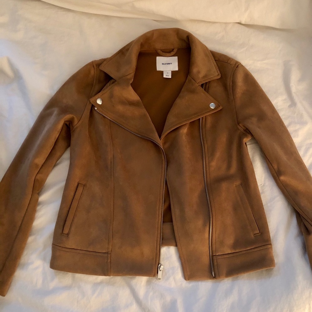 Suede Moto Jacket - NWOT